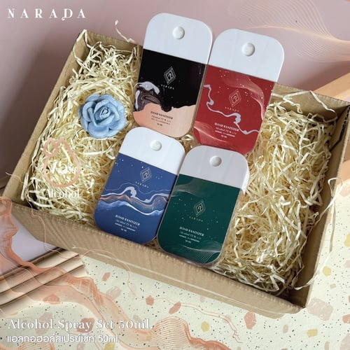 ?เซตของขวัญราคาสุดพิเศษให้กับคนที่เรารัก???เซท 4 ชิ้น! 4กลิ่น! ?มี2ขนาดให้เลือก50ml,20ml  by NaradaAsia