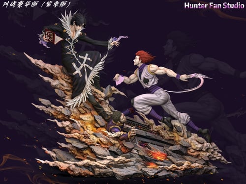 Deluxe “ Epic Fight “ Kuroro vs Hisoka ฮิโซกะ คุโรโร่ by Hunter Fan Studio (มัดจำ) [[SOLD OUT]]