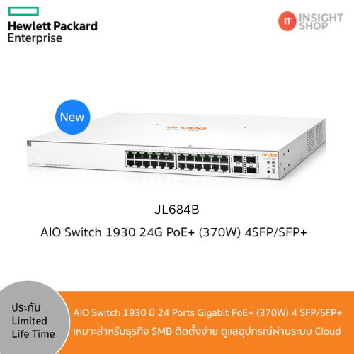 JL805A] Aruba Instant On 1960 12XGT 4SFP+ Switch ราคาพิเศษ | IT