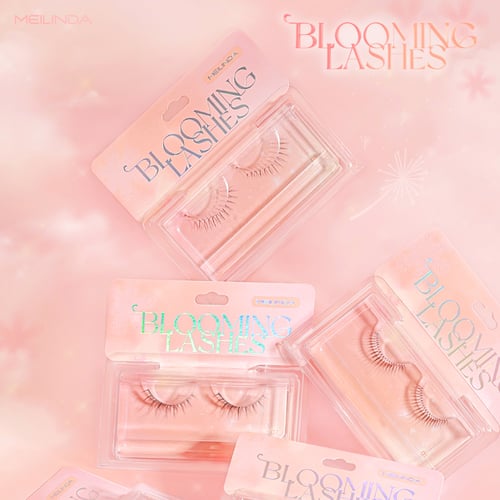 MEILINDA Blooming Lashes ขนตาปลอมชิ้นเดี่ยว 1 คู่ (MC9141)