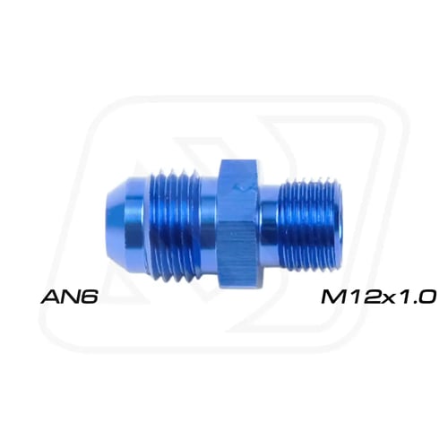 Billion ข้อลดเกลียว M14x1.5/โอริง ออก AN6/AN8/AN10 (BLUE/BLACK)