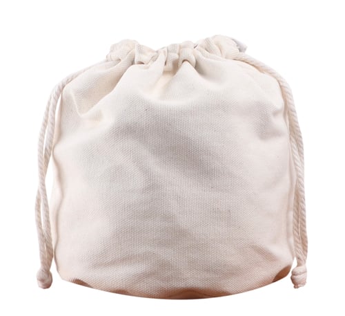 ถุงผ้าอเนกประสงค์ กระเป๋าตะกร้าใส่ของ ลายคริสต์มาส ใช้ได้ 2 ด้าน(สุ่มสี)