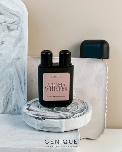 Genique Double Aroma Inhaler ยาดมแบบสองรู  | Aroma Whisper