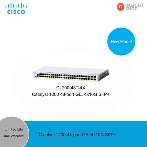 [C1200-48T-4X] Cisco Catalyst 1200 48-port GE, 4x10G SFP+
