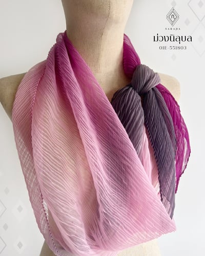 Pleat Chiffon Scaef 01E-551803