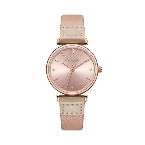 นาฬิกา Julius JA-1306 B สายหนัง สีชมพู