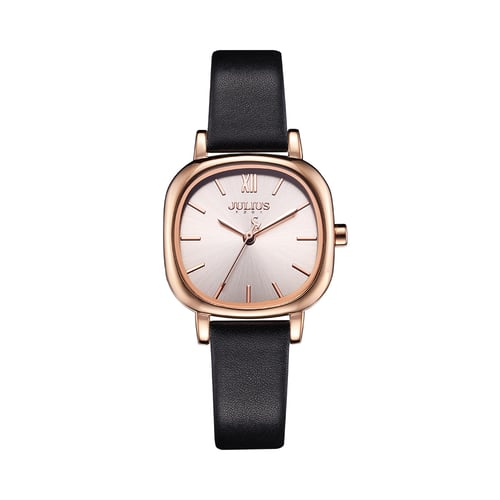 นาฬิกา Julius JA-1296 B สายหนัง สีดำ