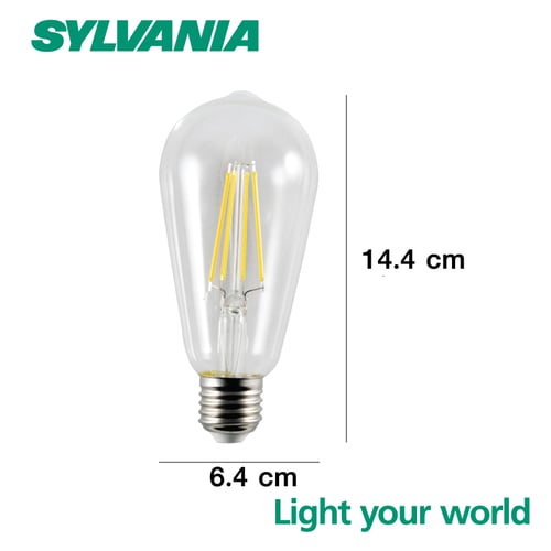 SYLVANIA ToLEDo FIRA ST64 4W E27 แสงวอร์มไวท์ 
