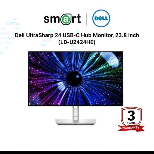 จอมอนิเตอร์  Dell UltraSharp 24 USB-C Hub Monitor, 23.8 inch - LD-U2424HE
