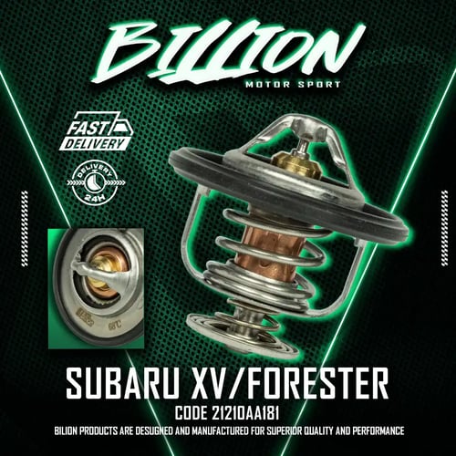 Billion Thermostat 68° วาล์วน้ำ Billion 68 องศา [21210AA181] สำหรับ Subaru XV, Forester 2.0i, LEGACY 12
