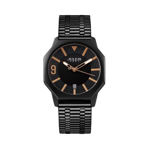 นาฬิกา Julius JA-1462 G สายสแตนเลส สีดำ