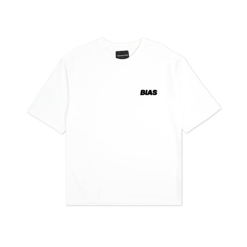 THE BIAS CLUB  BASIC LOGO T-SHIRTS WHITE