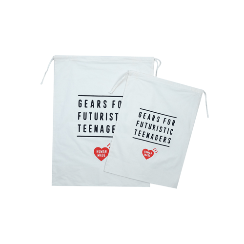 HUMAN MADE LAUNDRY SET BAG CREAM