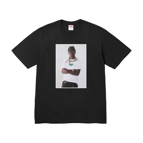 SUPREME X TYLER THE CREATOR PRINTED T-SHIRT BLACK