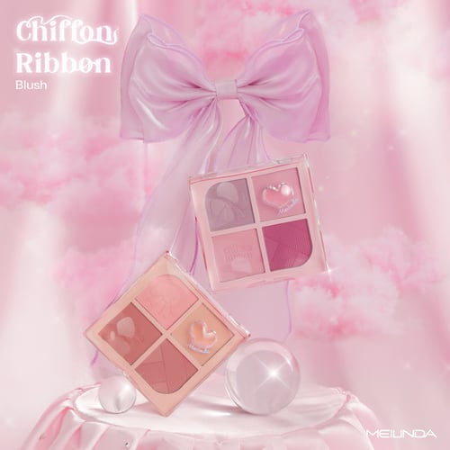 Chiffon Ribbon Blush