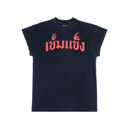 KEM2HAND เจริญรุ่งเรือง SHORT SLEEVES T-SHIRT FADE BLACK