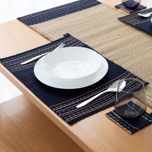 Saifon navy blue placemat