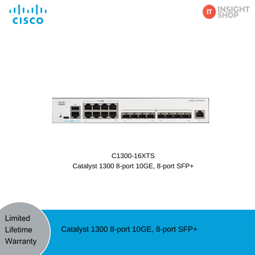 [C1300-16XTS] Catalyst 1300 8-port 10GE, 8-port SFP+
