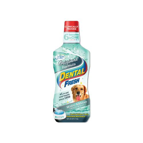 Dental Fresh Original Formula เดนทอลเฟรช น้ำยาลดกลิ่นปากสุนัข ขนาด 17 ออนซ์ (503 มล.)