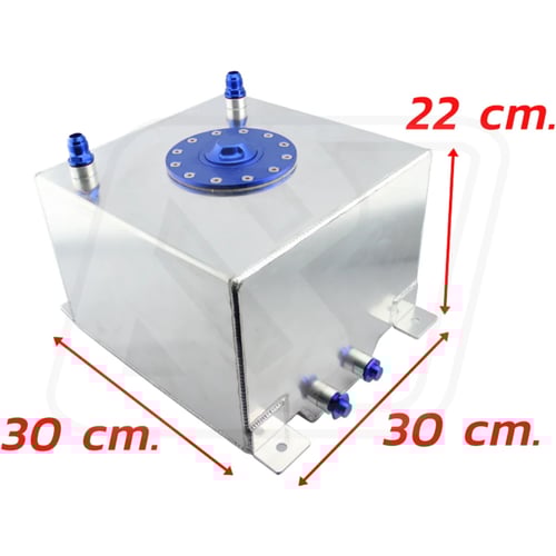 Billion ถังน้ำมันอลูมิเนียม ฝาปิดน้ำเงิน [20L / 30L / 40L]