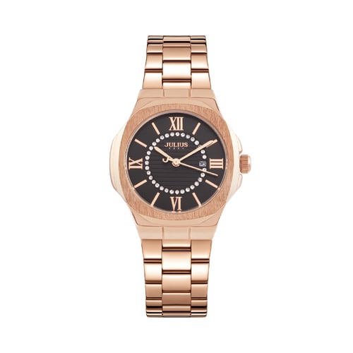 นาฬิกา Julius JA-1461 F สายสแตนเลส สีโรสโกลด์