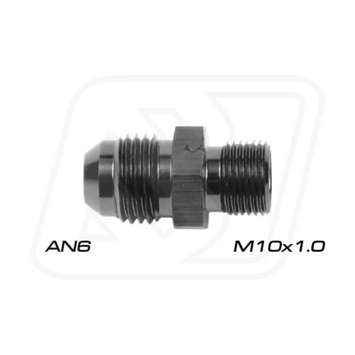 Billion ข้อลดเกลียว AN6 ออก M10x (1.0/1.25/1.5) BLUE/BLACK