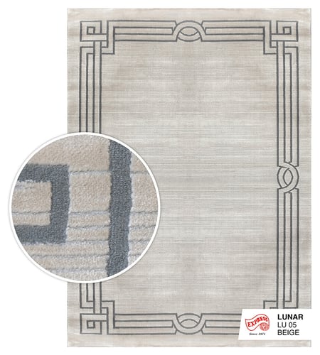 พรมรุ่นลูน่า LUNAR (L) (LU 05 L) ขนาด 160x230 ซม. สี BEIGE