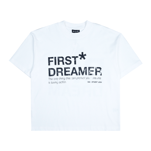 NWL.BKK 24 OG FIRST DREAMER 11 BOXY T-SHIRT WHITE