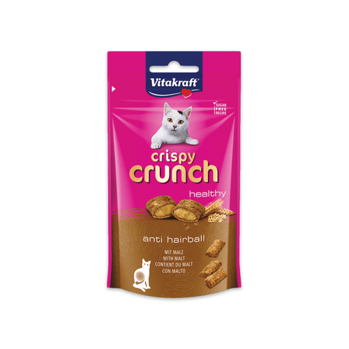 Vitakraft Crispy Crunch ไวต้าคราฟ คริสปี้ครันซ์ ขนมพ็อกเก็ตสอดไส้รสมอลท์ ขนาด 60 กรัม