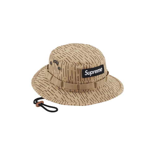 SUPREME MILITARY BOONIE BUCKET HAT TAN/RAIN
