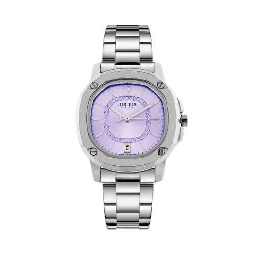นาฬิกา Julius JA-931 Q สายสแตนเลส สีเงิน