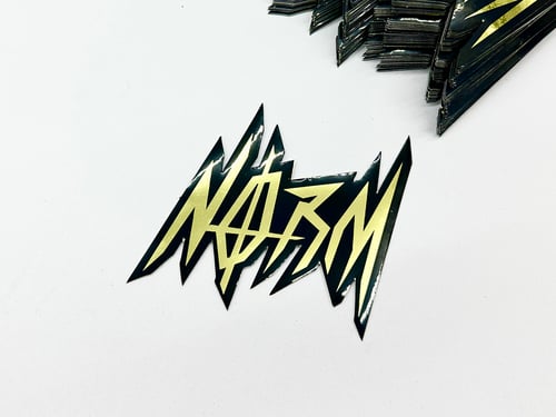 NORM STICKER CHROME GOLD