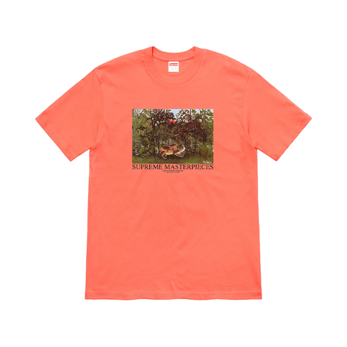 SUPREME MASTERPIECES T-SHIRT NEON ORANGE