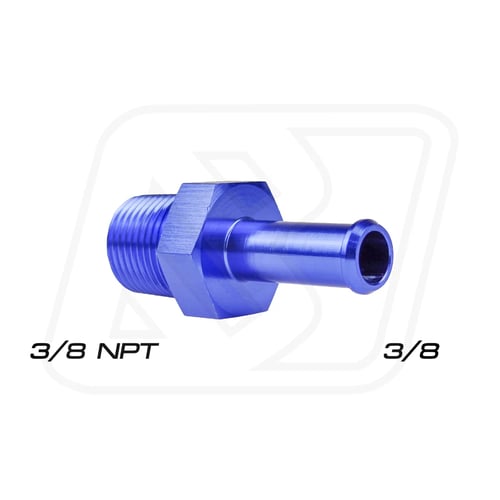 Billion ข้อลดเกลียว/ข้อต่อตัวเมีย 3/8"NPT ออกหางปลา 3/8 + AN6 ออกเกลียว 3/8"NPT