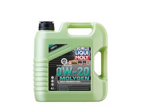 0w-20 MolyGen สำหรับเครื่องยนต์เบนซิน Additive ต้านแรงเสียดทานพิเศษ ขนาด 4 ลิตร พร้อมกรองเครื่อง*