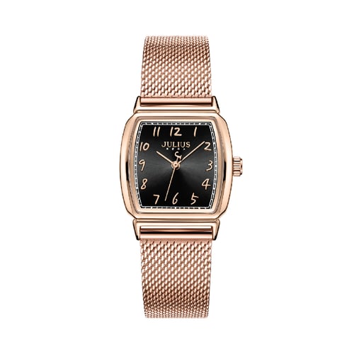 นาฬิกา Julius JA-1357 K สายสแตนเลสถัก สีโรสโกลด์