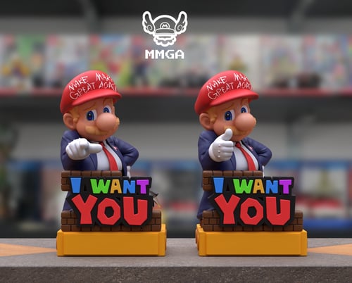 Mario cos Donald Trump มาริโอ้ โดนัลด์ ทรัมป์ by MMGA ( Zor Studio ) (มัดจำ) [[SOLD OUT]]