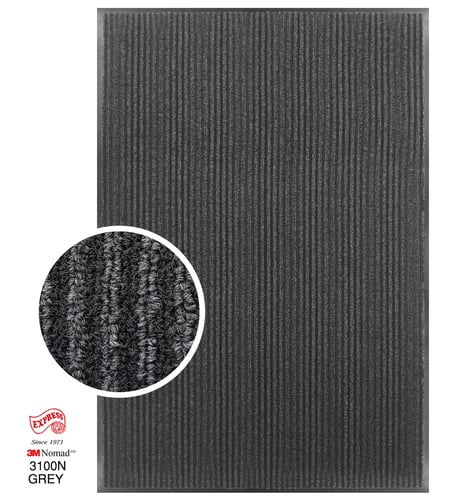 DUST MAT 3M-3100N Size 45x70 cm. GREY