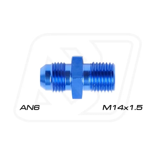Billion ข้อลดเกลียว M14x1.5/โอริง ออก AN6/AN8/AN10 (BLUE/BLACK)