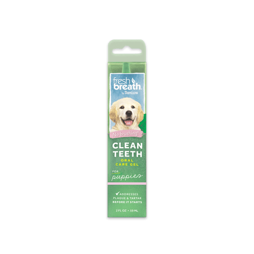 Tropiclean Clean Teeth Oral Care Gel for Puppies ทรอปิคลีน เจลทำความสะอาดฟันสำหรับลูกสุนัข ขนาด 2 ออนซ์