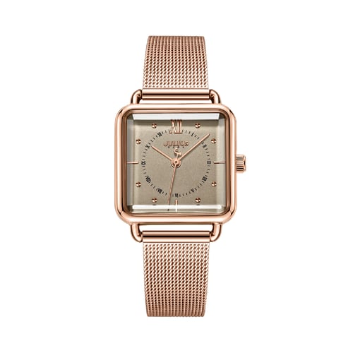 นาฬิกา Julius JA-1123 G สายสแตนเลสถัก สีโรสโกลด์
