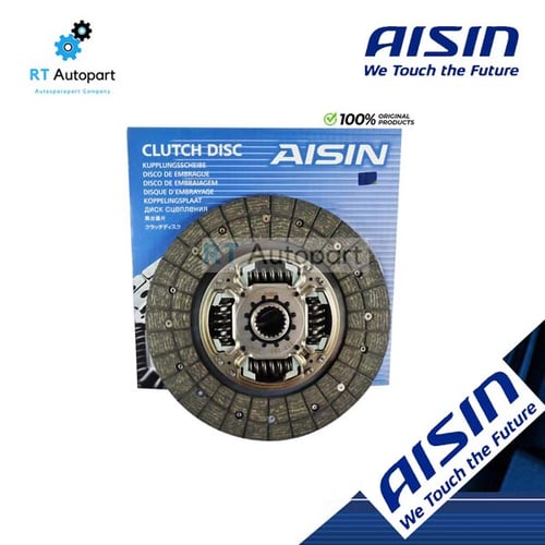 Aisin แผ่นคลัช หวีคลัช Toyota Tiger D4D 5L 3L sport rider เกรด Premium ขนาด9.5" 31250-26160