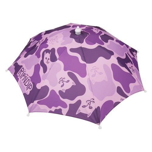 RIPNDIP REAL SHADEY UMBRELLA HAT PURPLE/CAMO