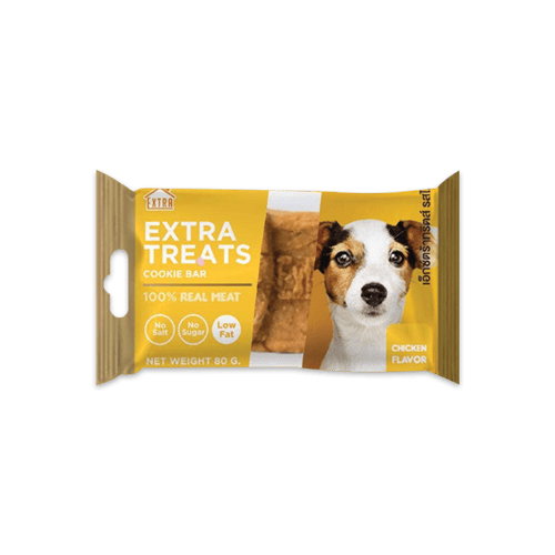 [MANOON] EXTRA TREATS  Cookie Bar Chicken Flavor เอ็กซ์ตร้าทรีตส์ รสไก่ ขนาด 80 กรัม