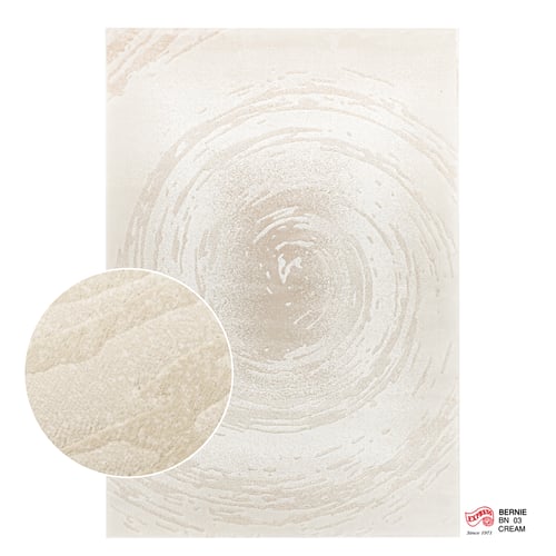 BERNIE (L) BN03 L 160x230 CM. CREAM