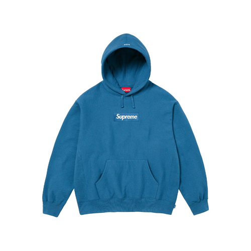 SUPREME FW23 BOX LOGO HOODIE BLUE