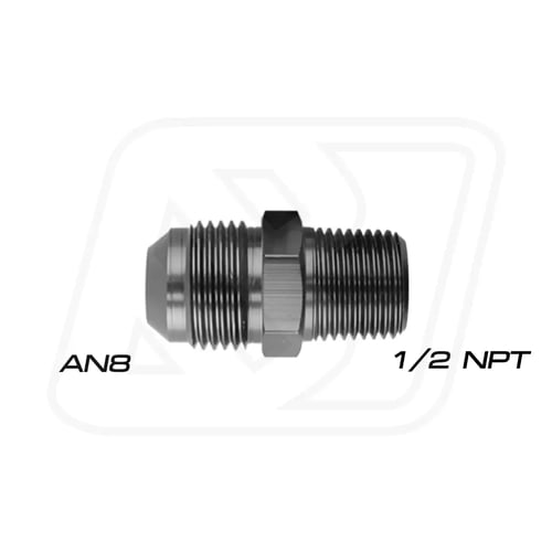 Billion ข้อลดเกลียว 1/2"NPT ออก AN6/AN8/AN10 (BLUE/BLACK)