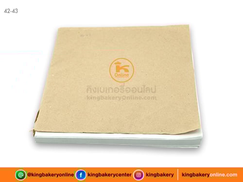 กระดาษแซนวิชขนาด 10x10 อย่างบาง