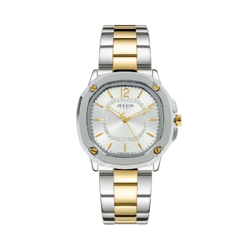 นาฬิกา Julius JA-931 B สายสแตนเลส สีสองกษัตริย์