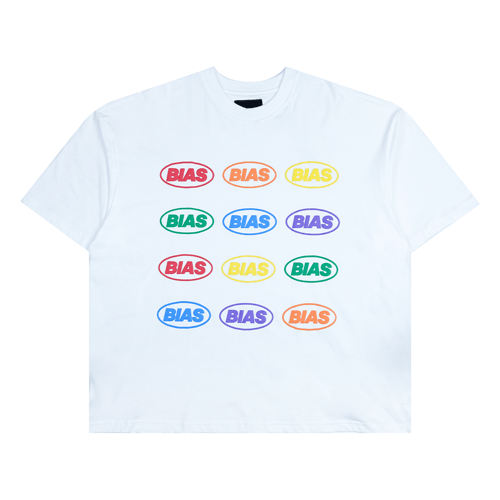 THE BIAS CLUB COLOR FULLY BIASED T-SHIRT WHITE